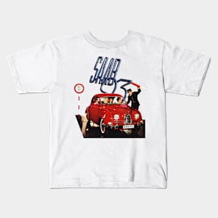 SAAB 93 - advert Kids T-Shirt